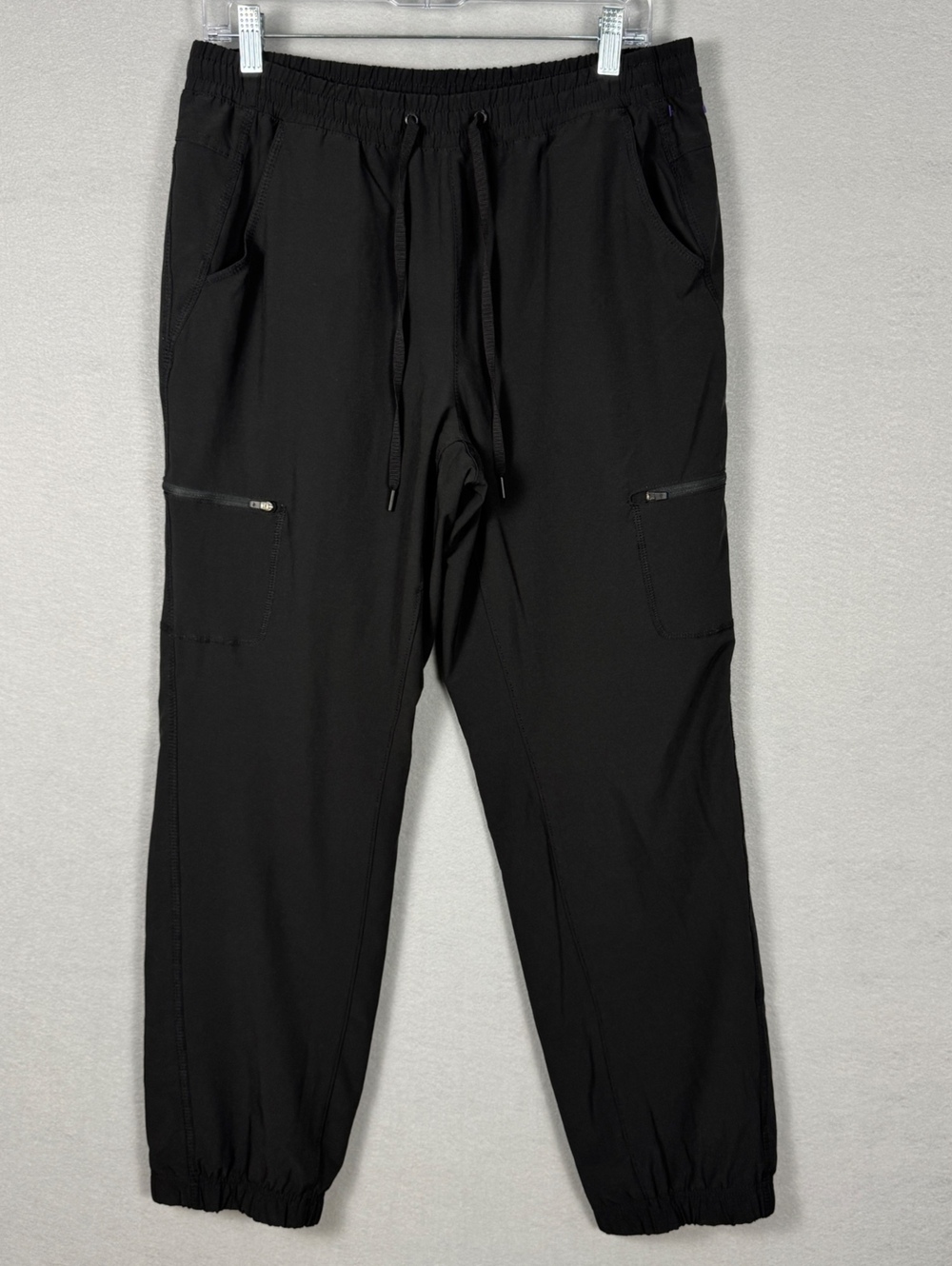 Eddie Bauer Women's 10 Black Fleece Lined Cargo Jogger Pants